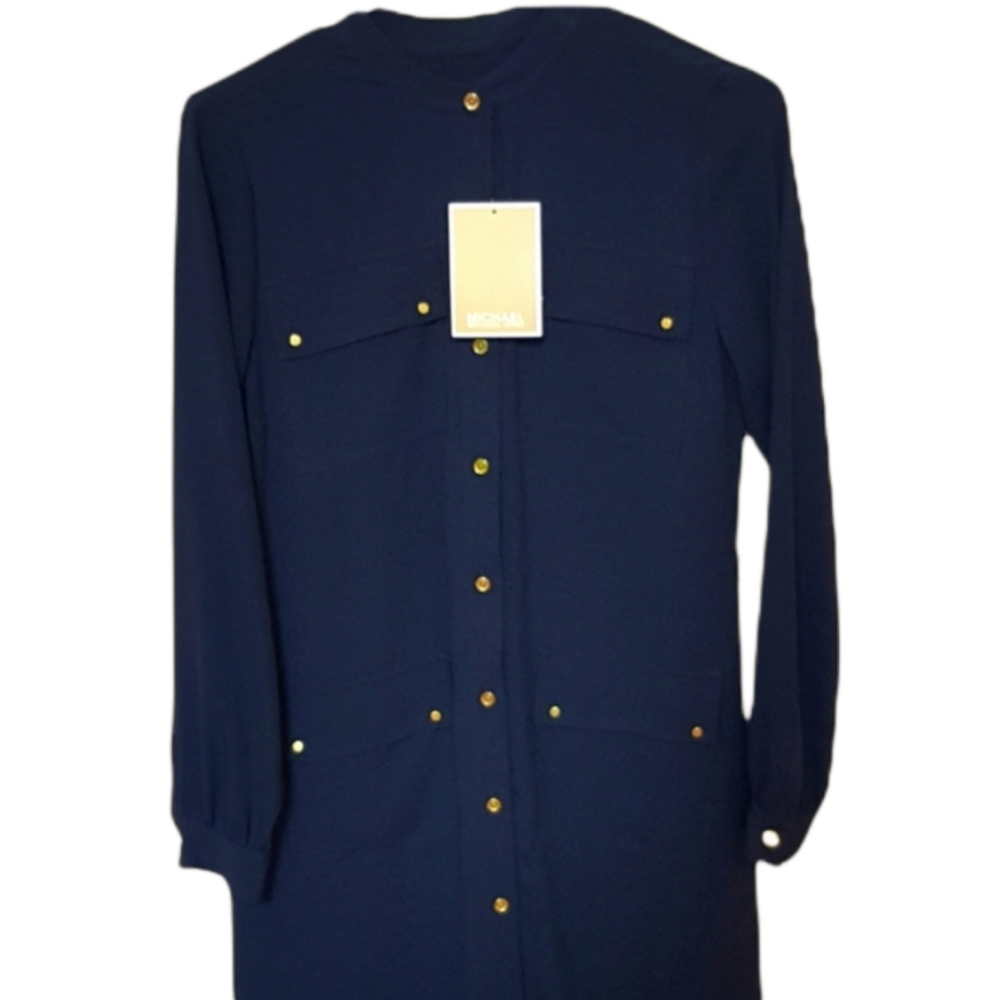 MICHAEL KORS Tunic Dress Navy Blue